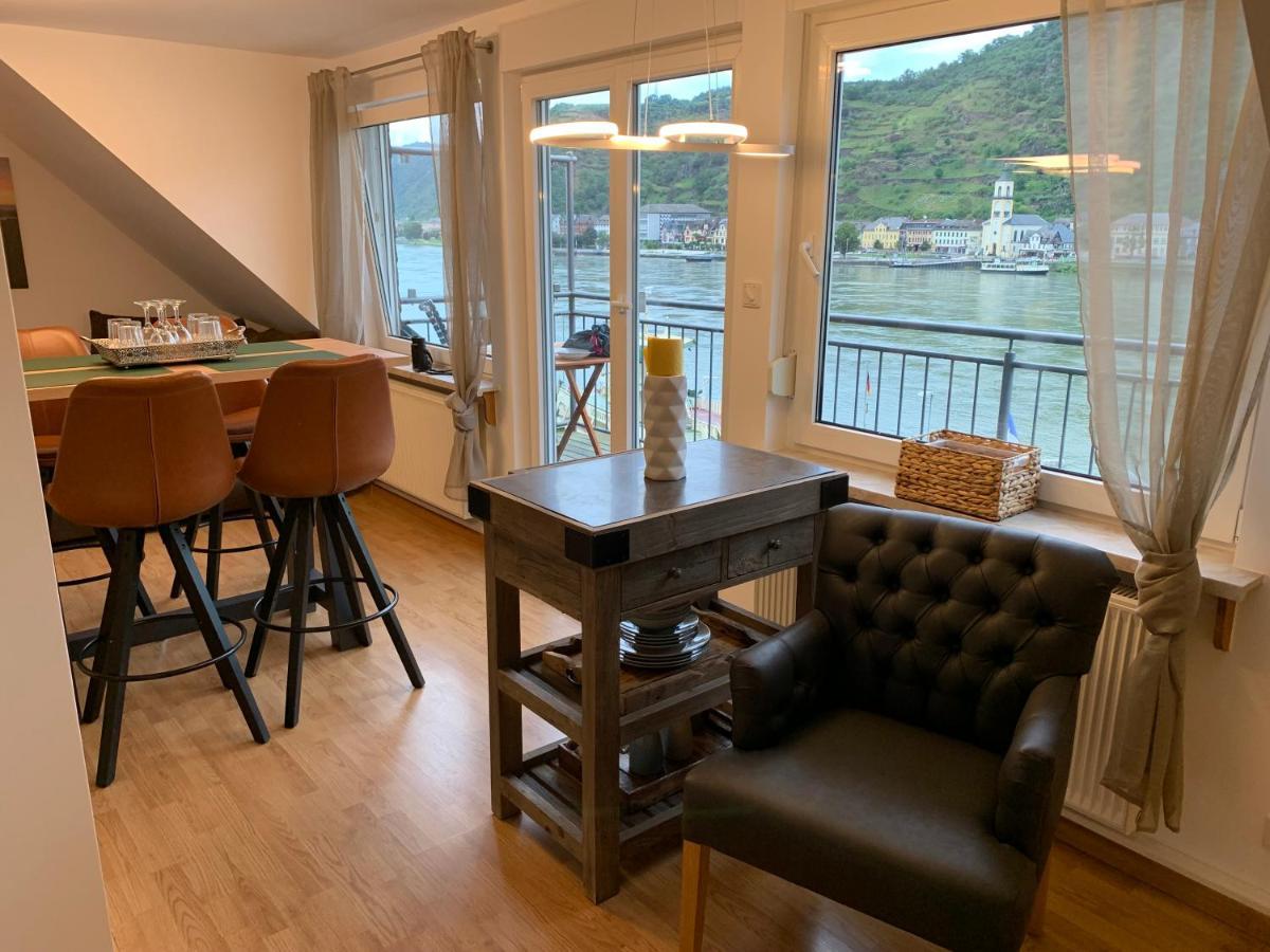 Ferienwohnung "Drei Burgen Blick" Sankt Goar Eksteriør billede